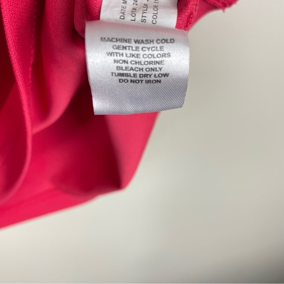 Johnnie-O Mens Large Polo Prep-Formance Short Sleeve Shirt Top Red Pink Golf - Picture 6 of 8